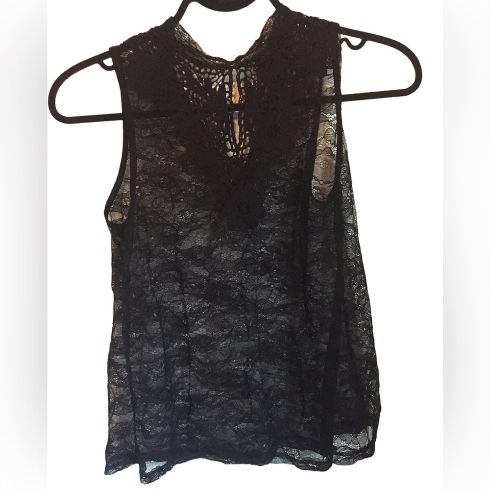 ❤️Black lace blouse